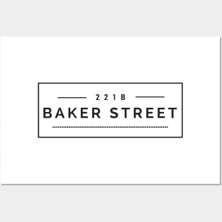 221B Baker Street Tee Posters and Art